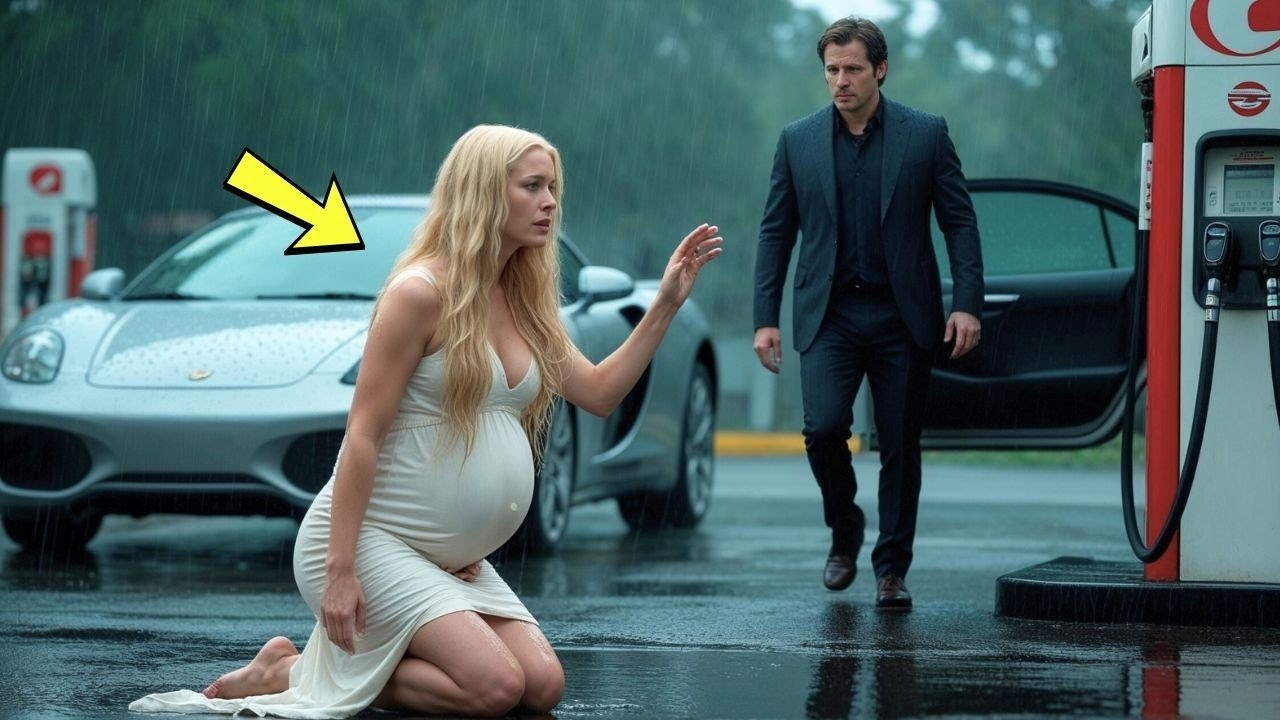 Millionaire Husband leaves 8 months Pregnant Wife at a Remote Gas Station and drives to resort