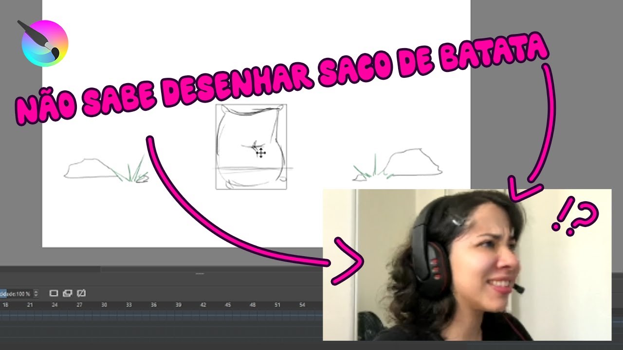 Aprendendo a usar o Krita em live!