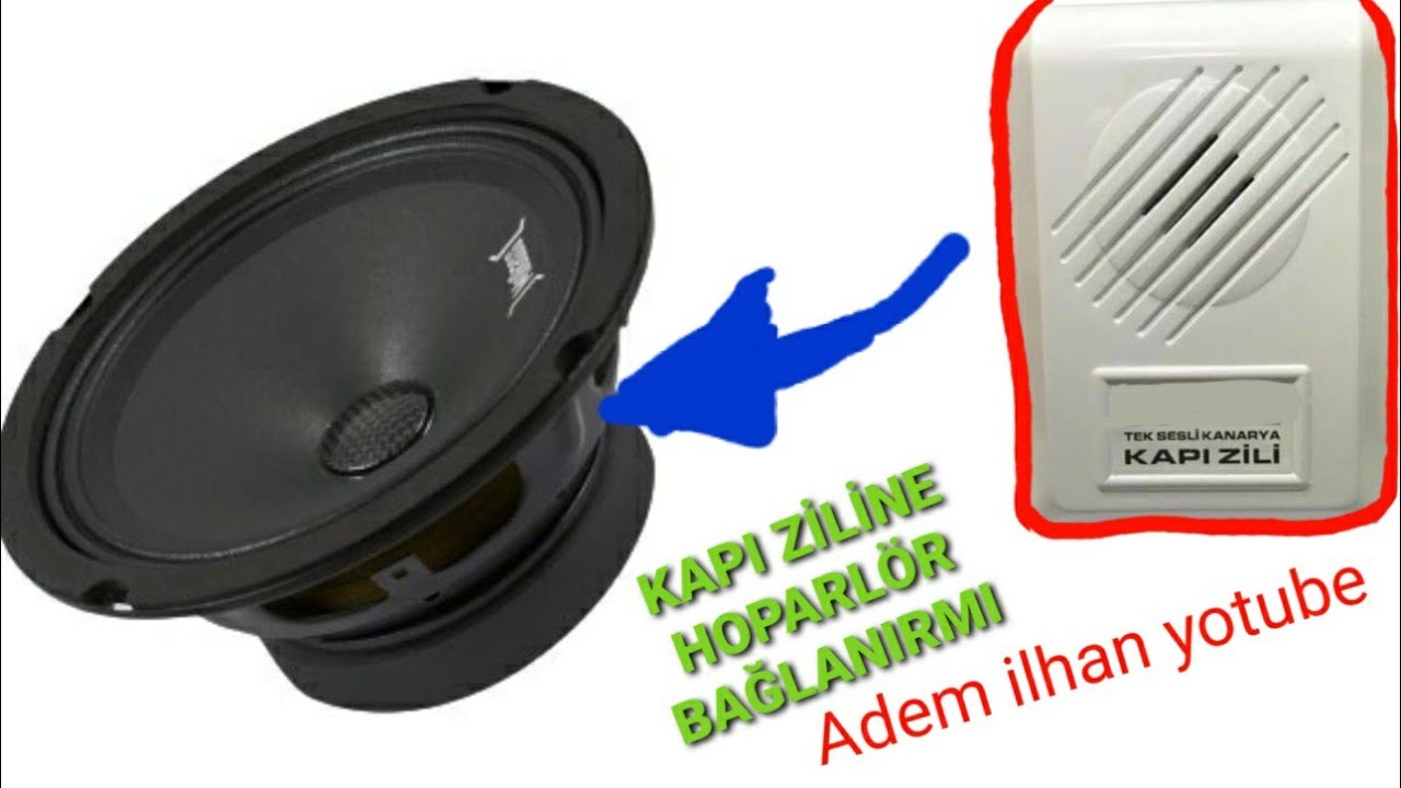 #electronic Kapı Zilinin Sesini uzağa iletmek.Zil Hoparlörü nü Kopyalamak