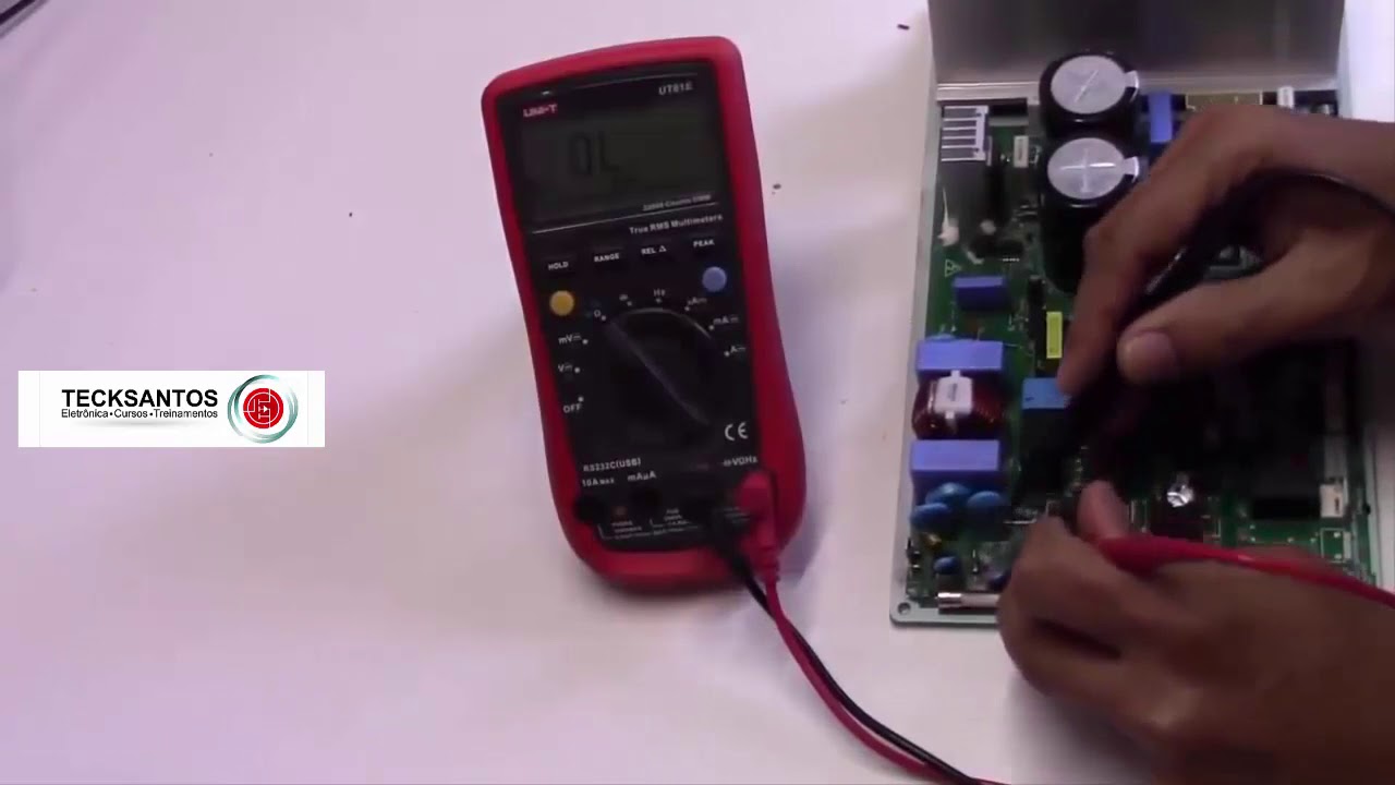 CONSERTANDO UMA PLACA DE UM AR INVERTER LG
