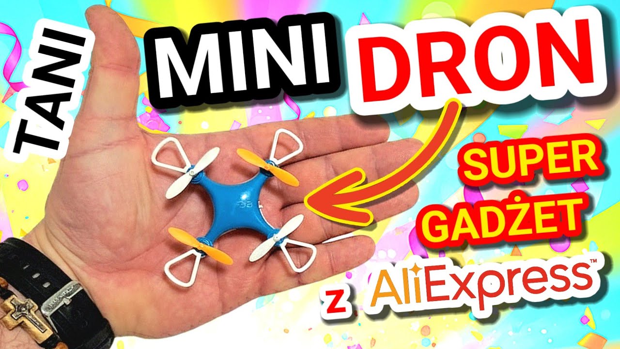 TANI MINI DRON ​🚀 SUPER GADŻET Z ALIEXPRESS IDEALNY NA PREZENT (TEST I RECENZJA)