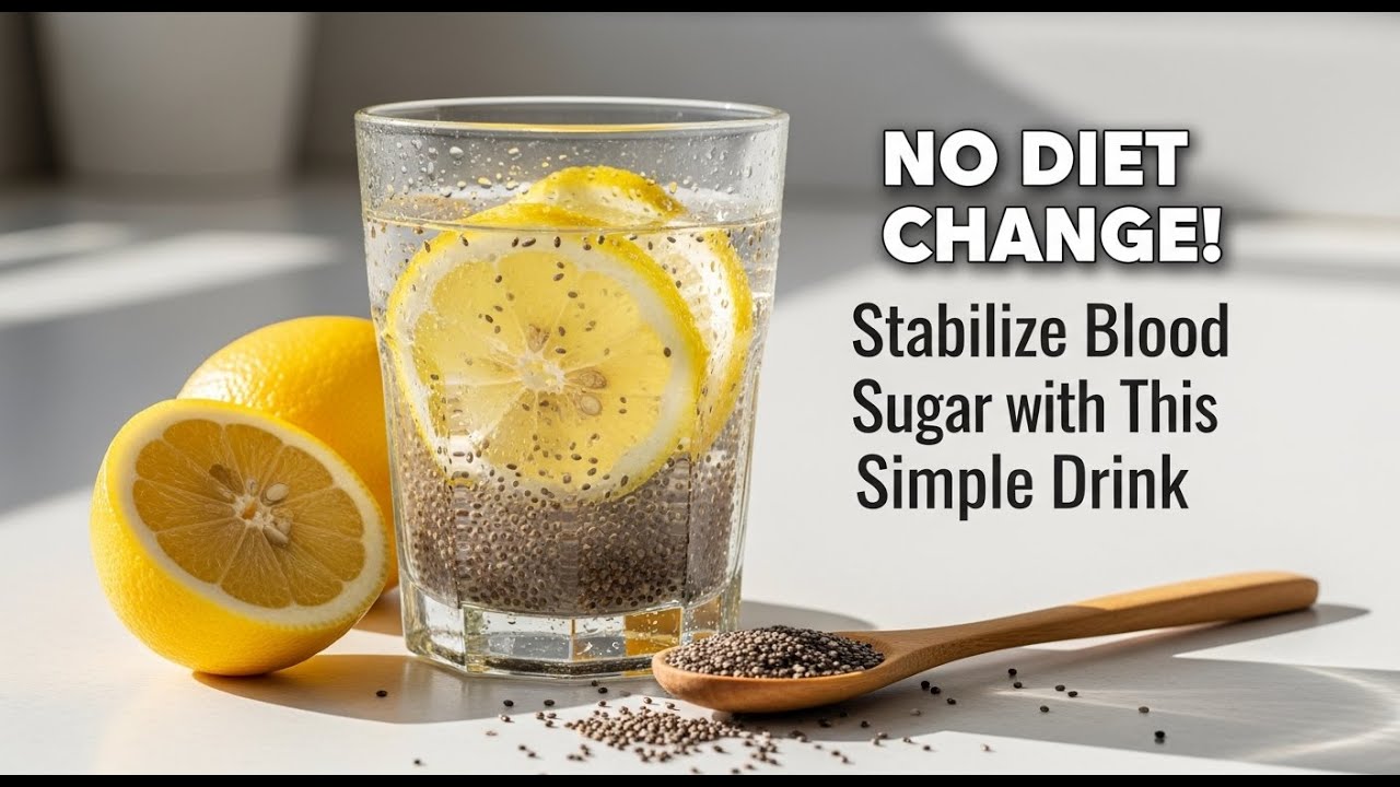How to Lower Blood Sugar Naturally with Lemon and Chia Seeds