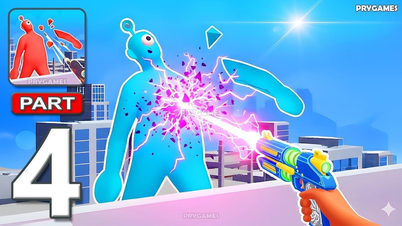 Shoot Giants: Hunting Bigfoot - Gameplay Walkthrough Part 4 - City Sniper Giant Wanted (Android, iOS