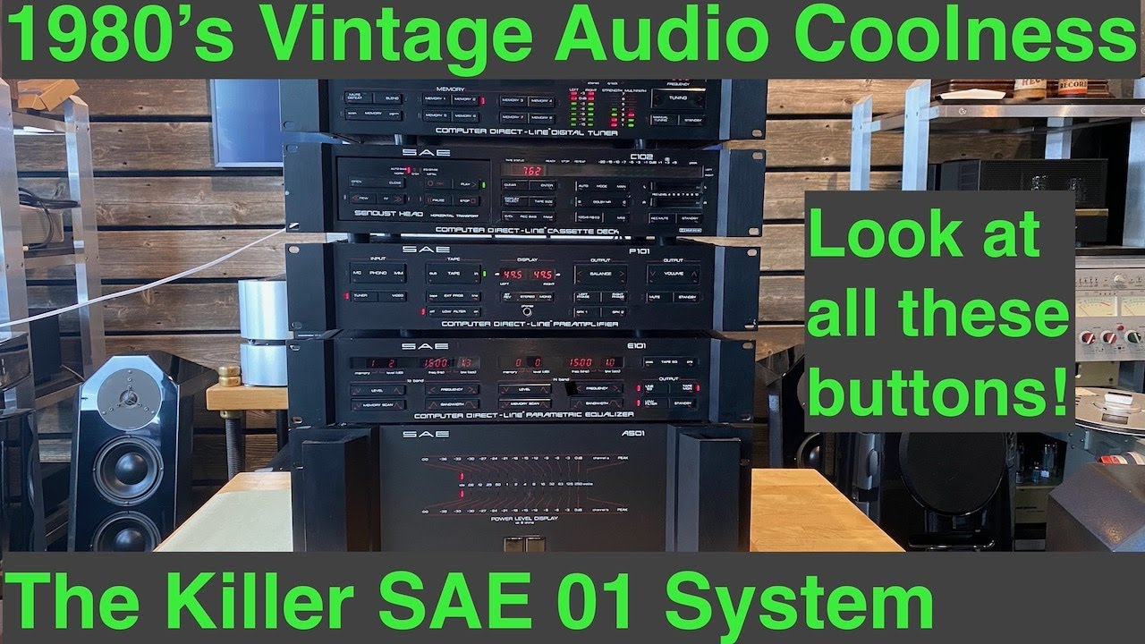 Look at all these buttons!  The Killer SAE 01 System From The 80's