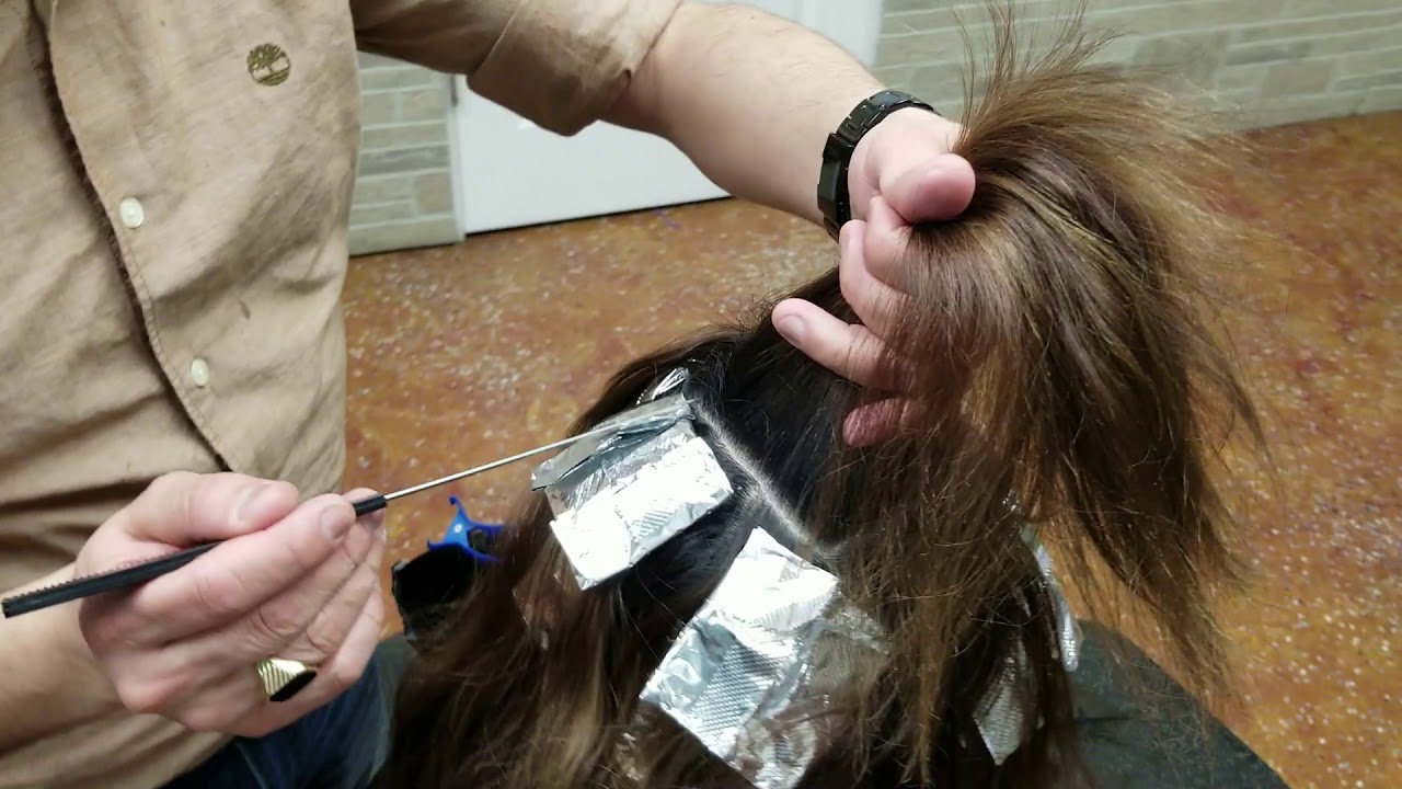 Mechas color Caramelo paso a paso