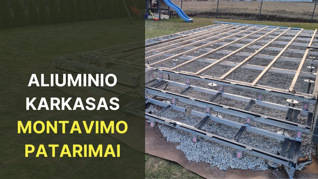 Aliuminis karkasas terasoms // Montavimo patarimai pagal Statome Jums