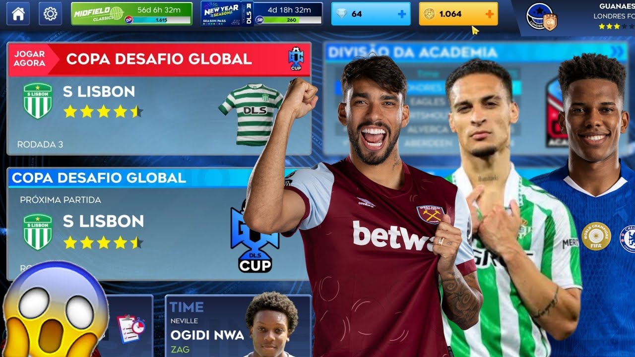 DLS 26 | Modo Carreira Londres FC #8 ( Londres em Busca de Reforços !! )