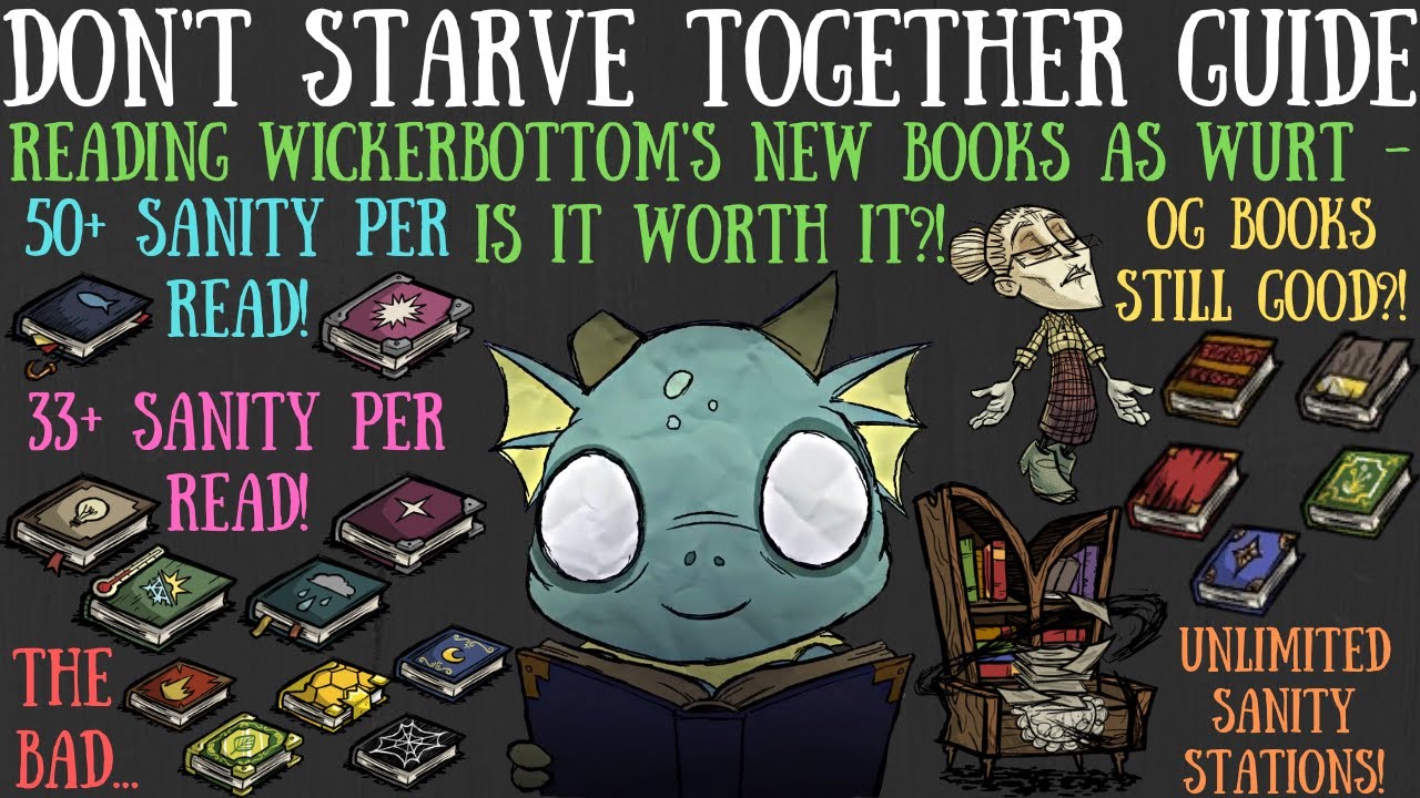 How do Wickerbottom's NEW books affect Wurt? - Wickerbottom Rework - Don't Starve Together Guide