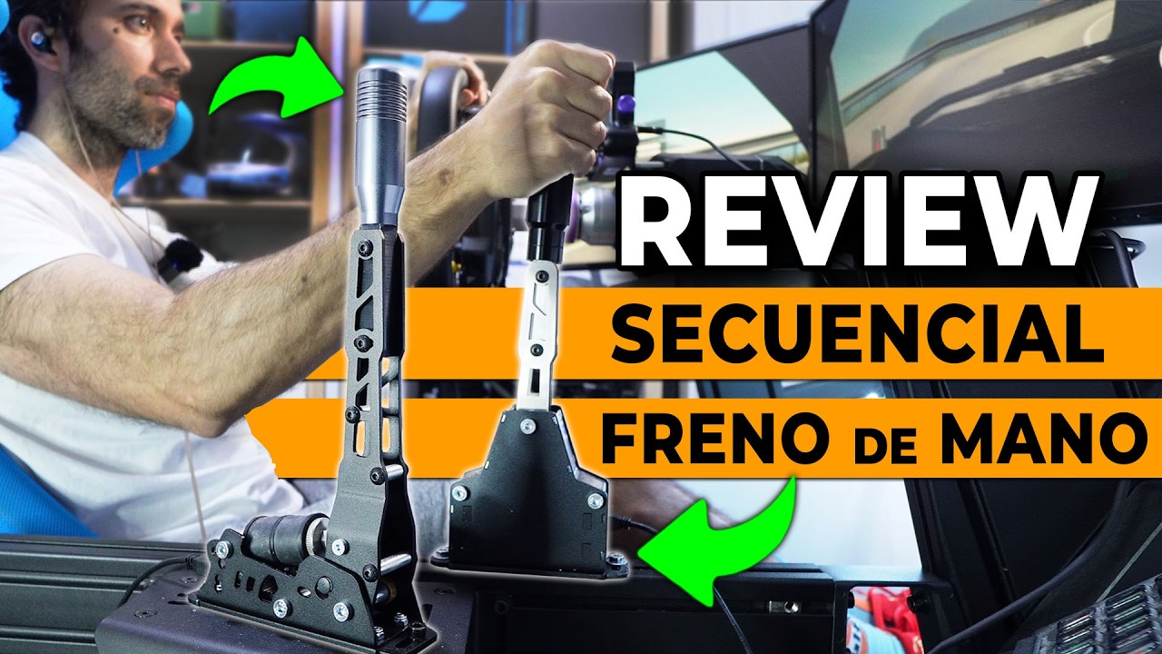✅Review SECUENCIAL y FRENO de MANO de la marca española👉 DC Simracing