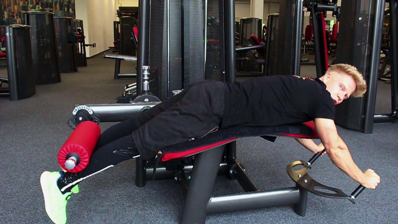 Beinbeugermaschine - Training der Beinbeugermuskulatur