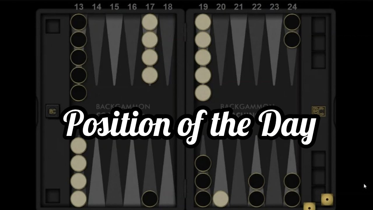 Backgammon Positions of the day: Introduction