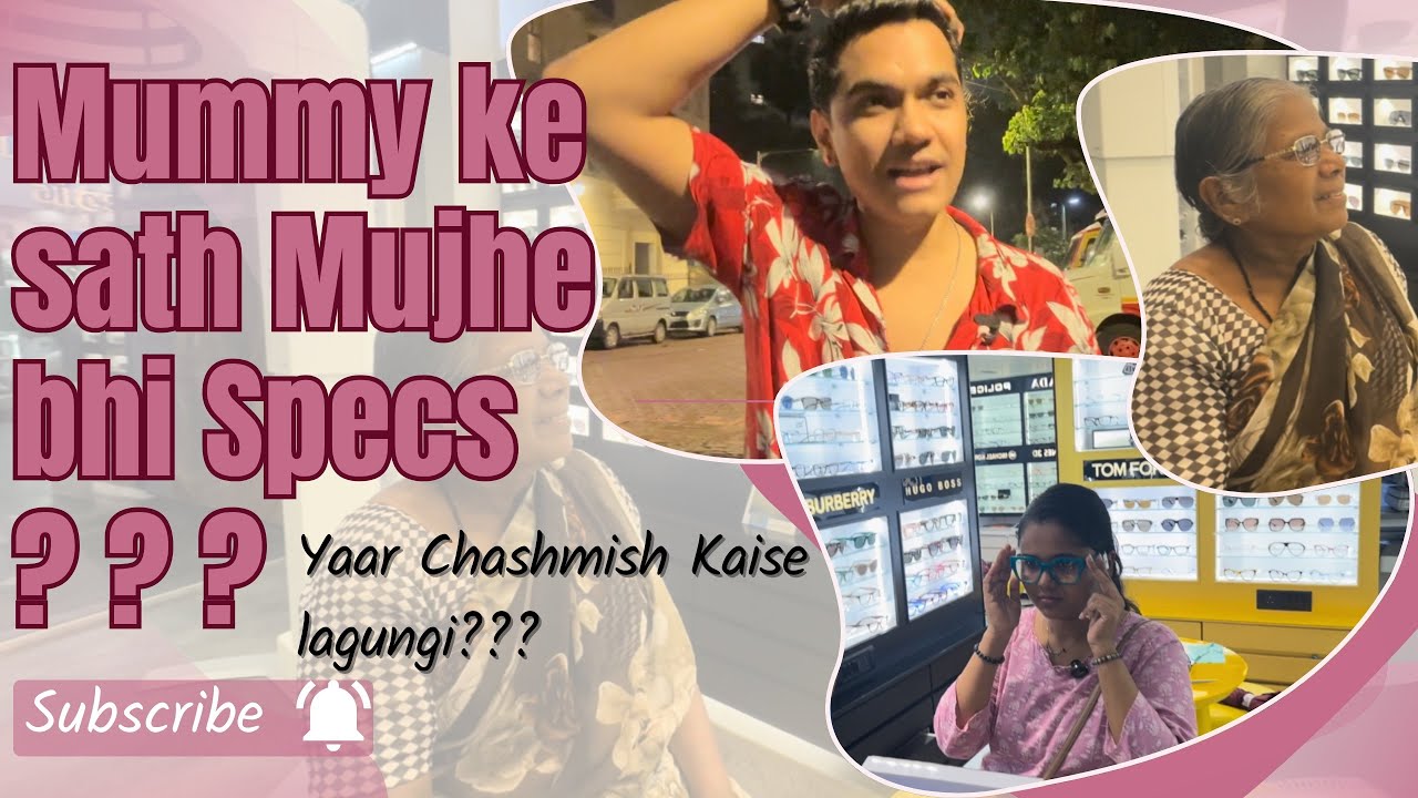 “Rainy Evening & Eye Test Done Successfully 🤓| Mummy’s Specs Collection + Chill Vibes 🌧️