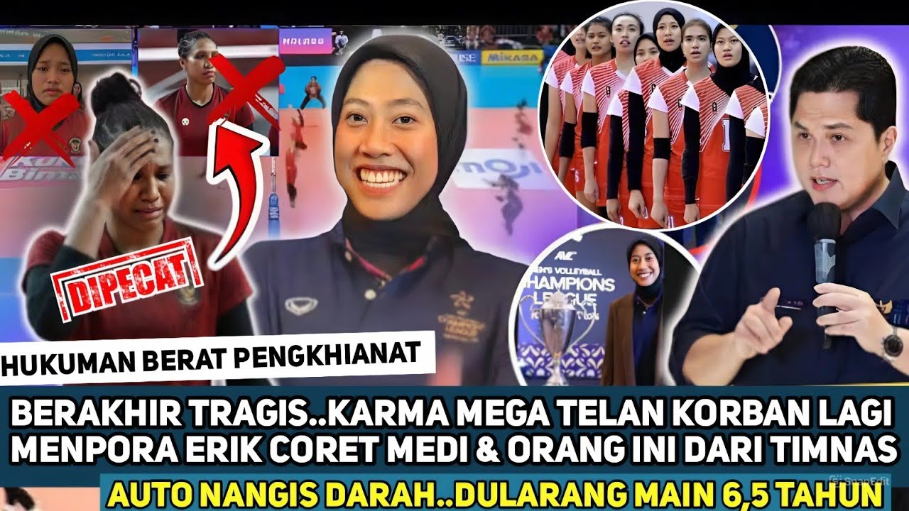 🔴 GERSIK BANJIR TANGIS !! MENPORA ERIK JATUHI SANKSI BERAT 6,5 THN..MEDI HISTERIS SAMPAI BEGINI