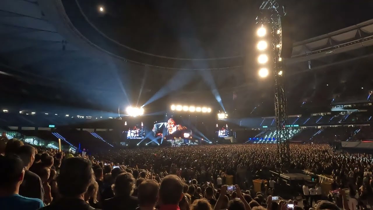 Iron Maiden live in Riyadh Air Metropolitano Madrid