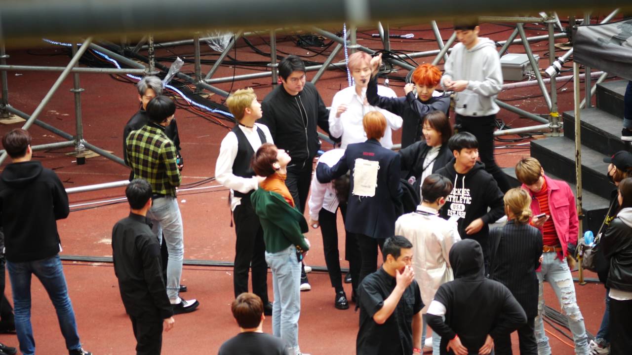 161023 부산 원아시아 페스티벌 방탄소년단(BTS) 리허설 대기 직캠 _2