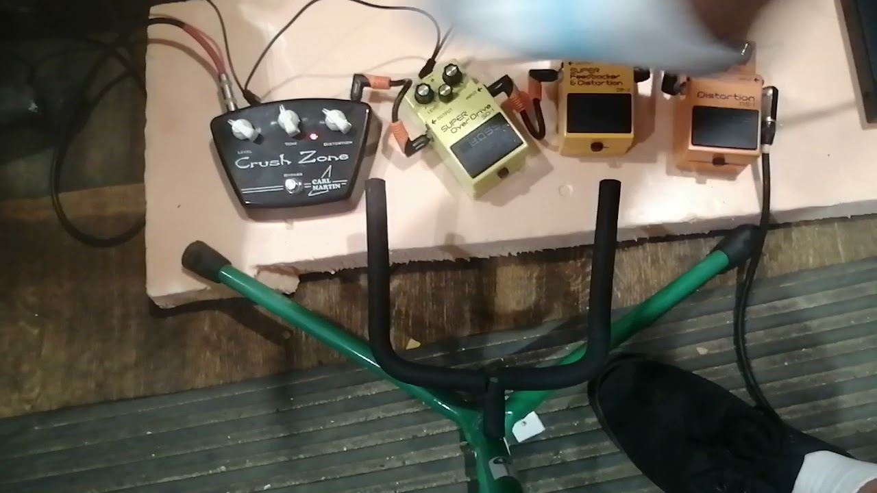 Carl Martin Crush Zone vs Boss DS-1/DF-2/SD-1 (Made in Japan)