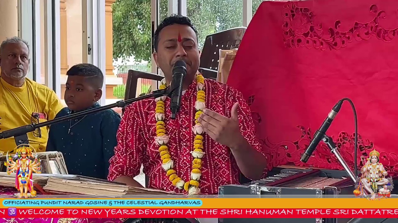 New Years Devotion at Sri Hanuman Temple