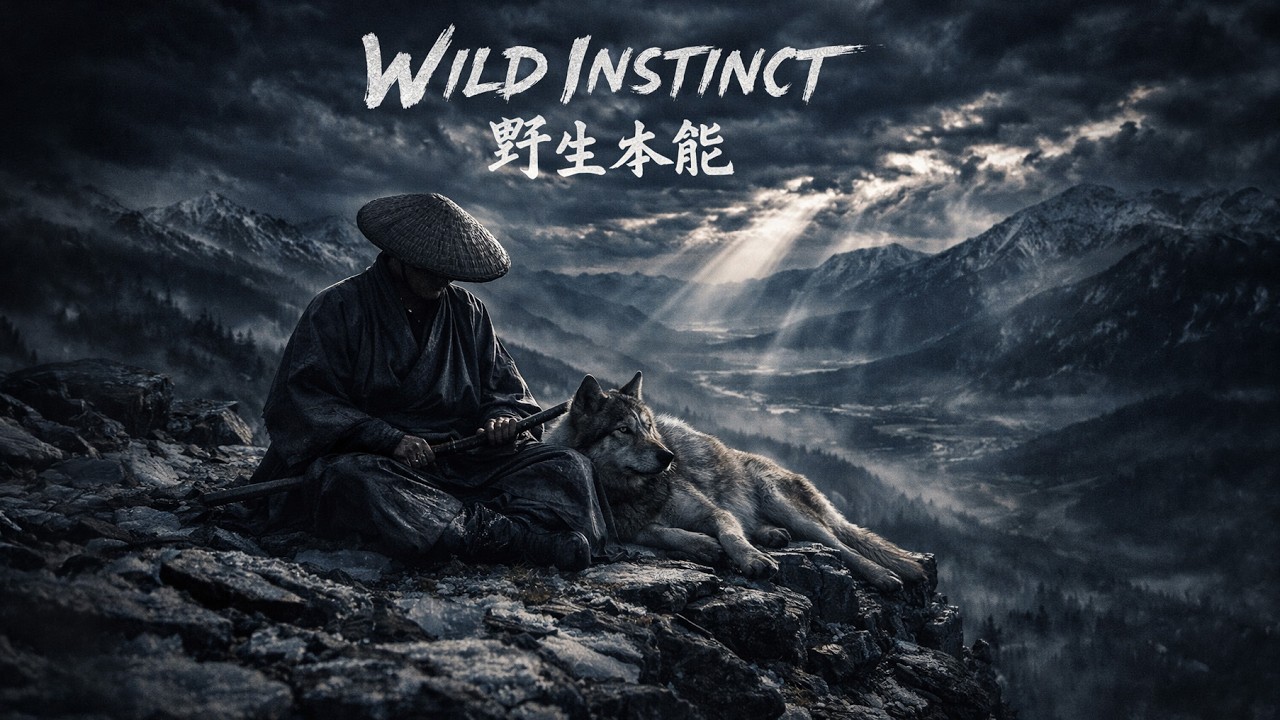 Wild Instinct 野生本能 🐺 The Samurai Who Listens to the Wolf | Zen Warrior Awareness