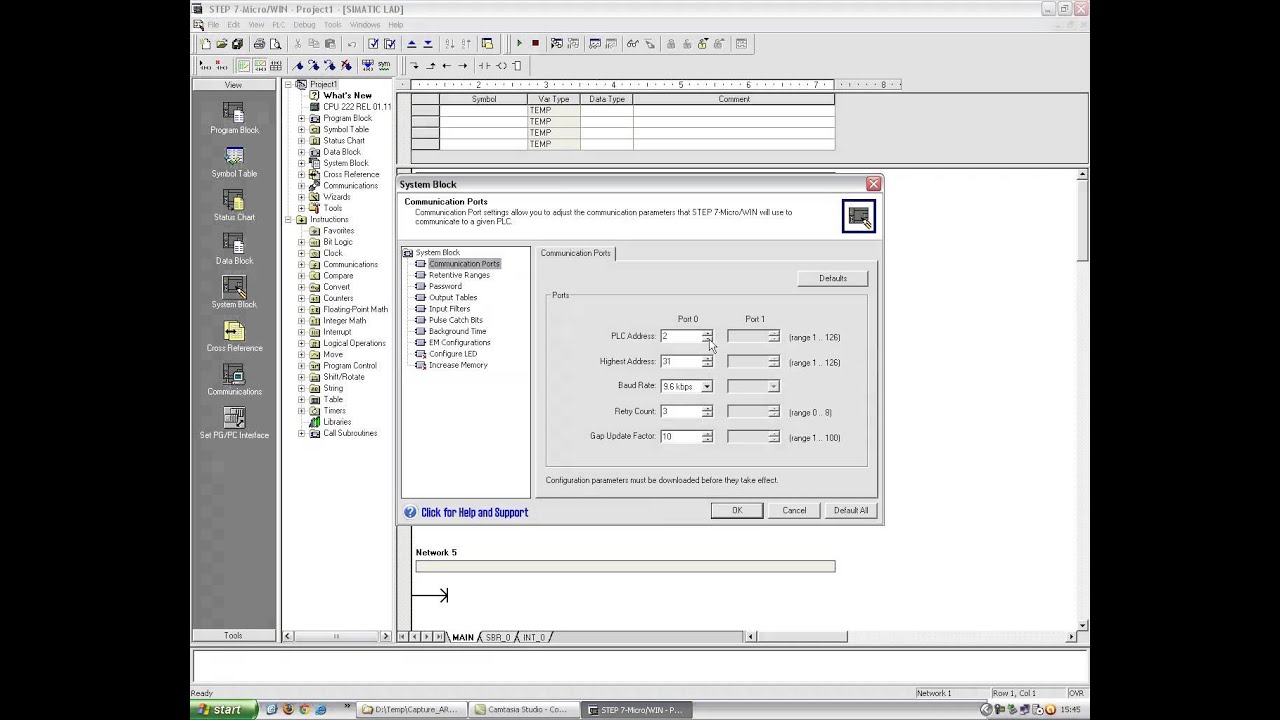Software for communication between PC and PLC with STEP7 MicroWin