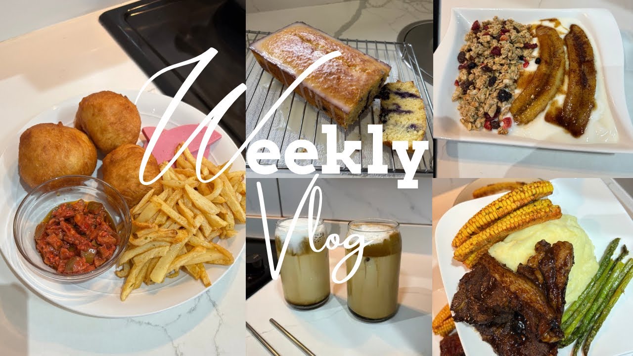 Vlog: Amagwinya, Blueberry Loaf, New Shop Downtown, Baking Essentials, Grocery unpacking and more❤️