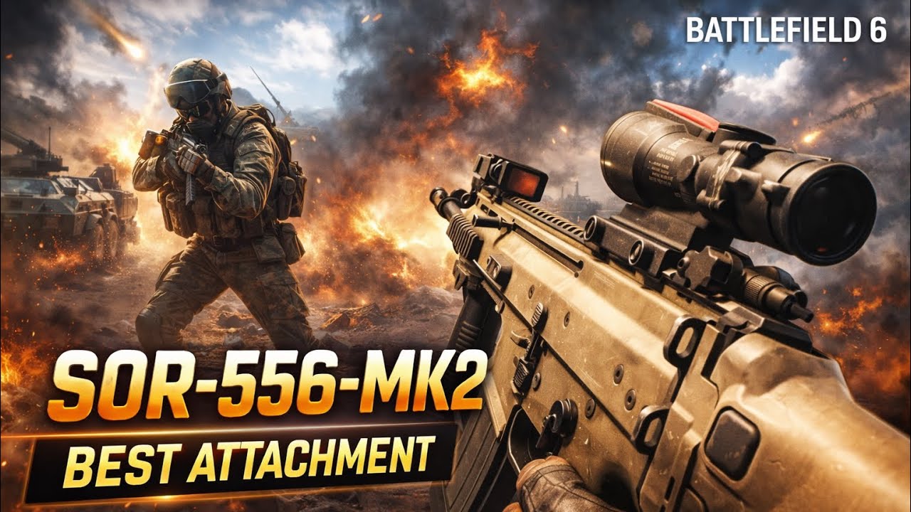 Battlefield 6| SOR-556-MK2 BEST Loadout (Zero Recoil Meta Build)