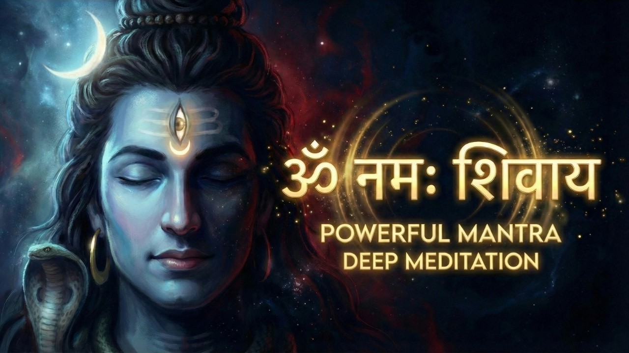 Om Namah Shivaya Mahamantra 108 Times | Powerful Shiva Mantra | Om Chanting #deepsleep #om #mahadev