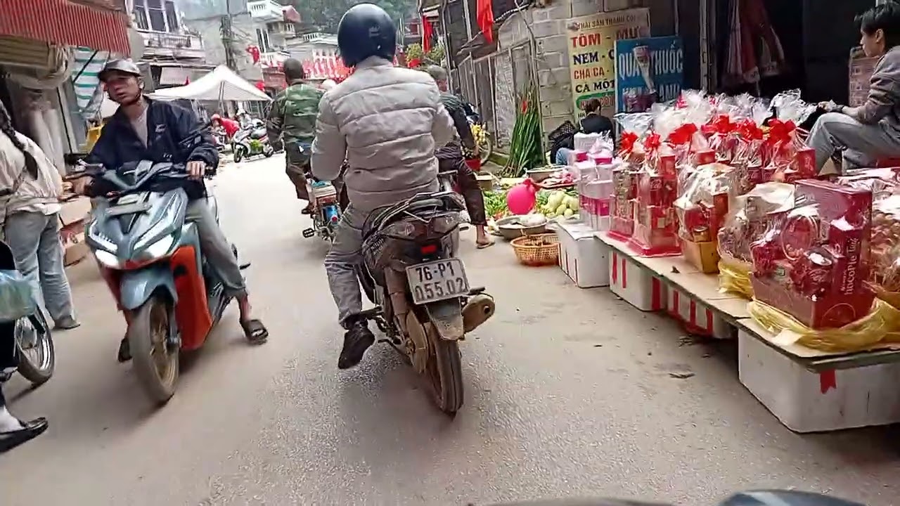 Chợ 30 tết cuối năm xã bình gia ( NGÔI NHÀ HOA HỒNG VLOG)