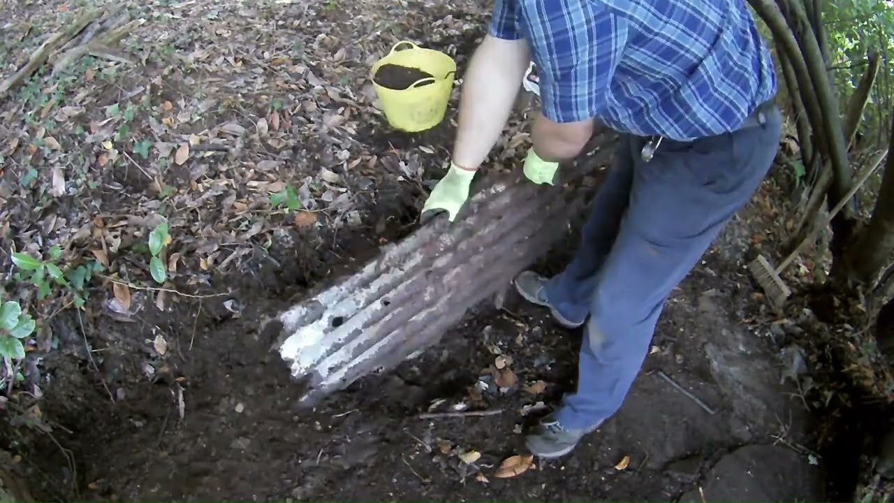 Excavating the 2nd fallen shed