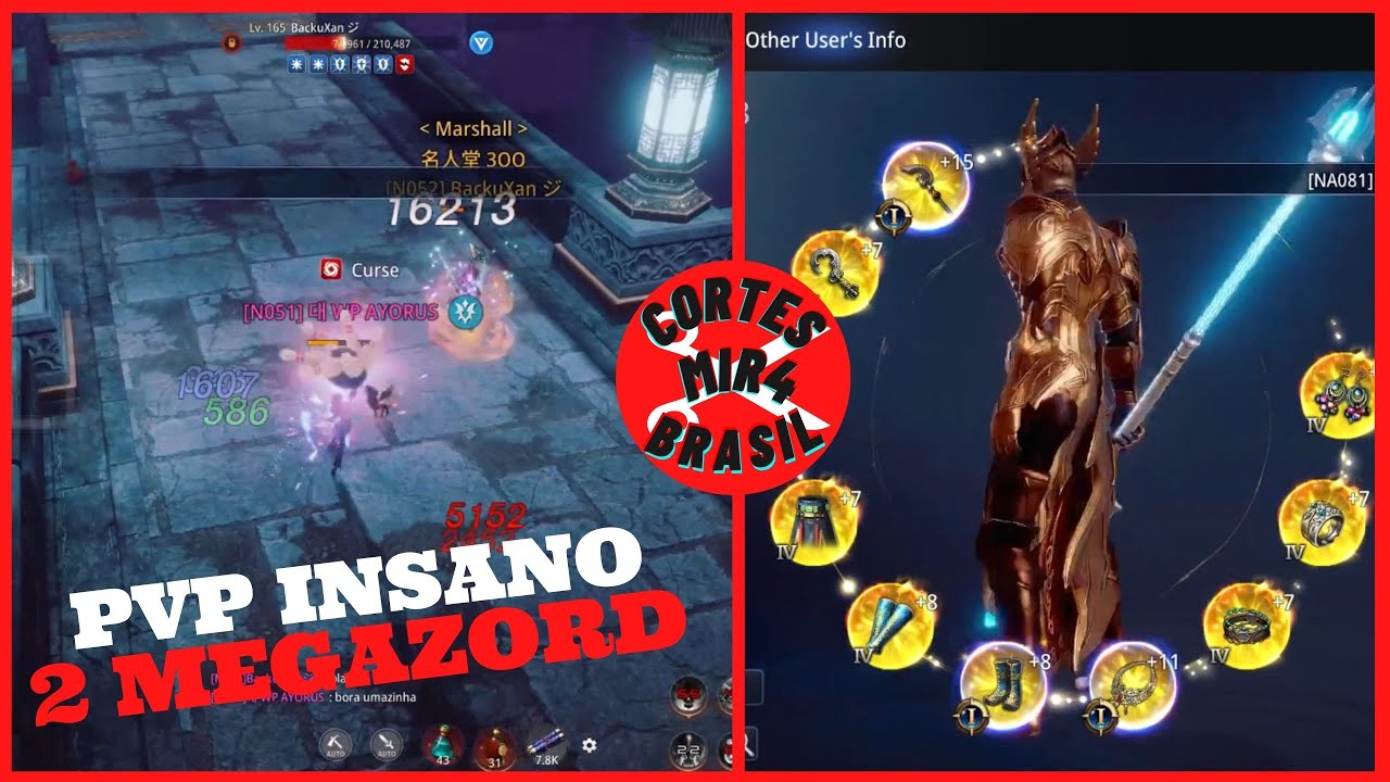 PVP INSANO 2 MEGAZORD | CORTES DO MIR4 BRASIL
