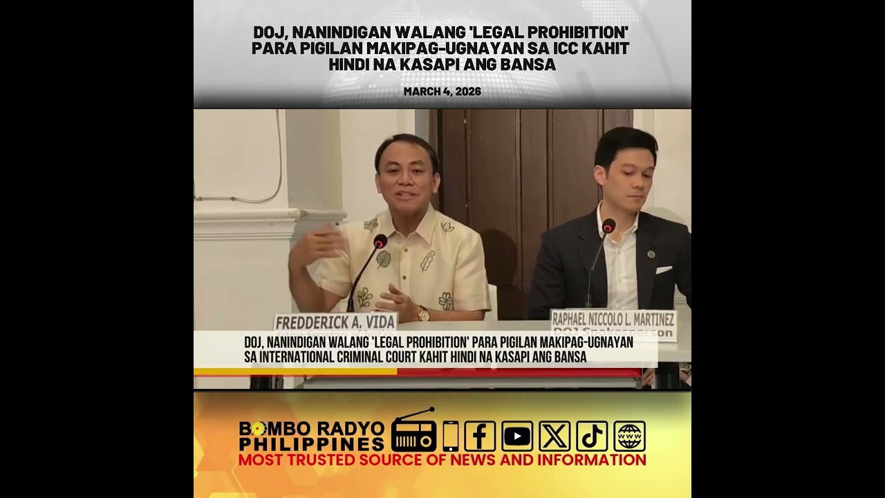 DOJ, nanindigan walang 