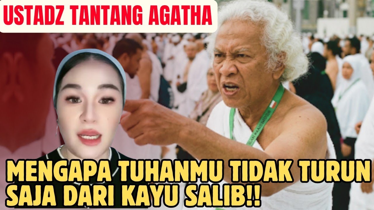 DISKUSI PANAS AGATHA VS MUSLIM!! MENGAPA TUHANMU TIDAK TURUN SAJA DARI KAYU SALIB!! 