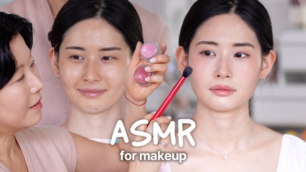 메이크업 ASMR💄] 3040추구미 = 세련청순✨ 퍼스널컬러 진단과 살랑이는 모브 쿨 메이크업 해드렸어요💕+소곤소곤 꿀팁 토크