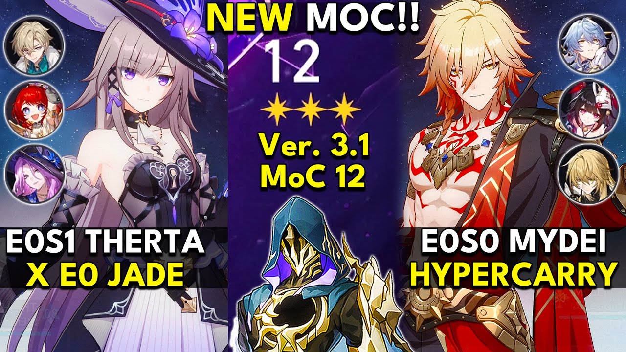 NEW Memory of Chaos Floor 12 (3 Stars) E0S1 THE HERTA & E0S0 MYDEI | Honkai: Star Rail 3.1