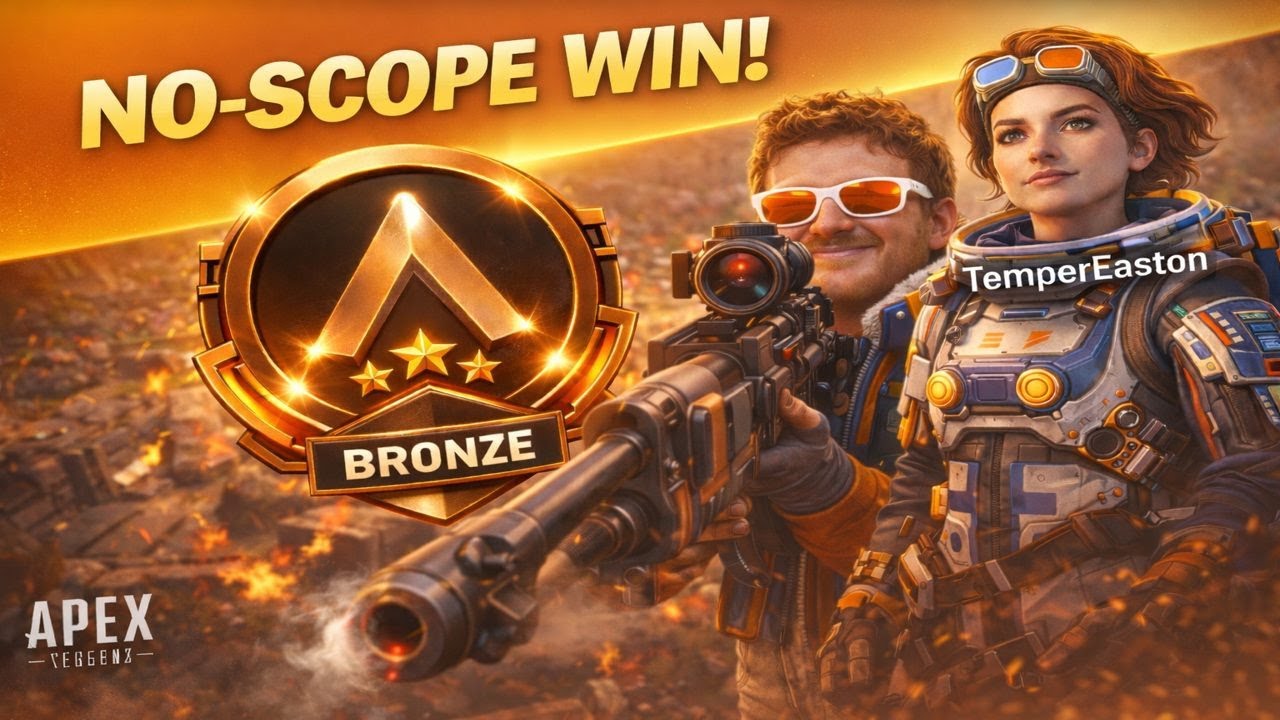 No Scope Kraber for the Win! - Bronze Ranked Apex