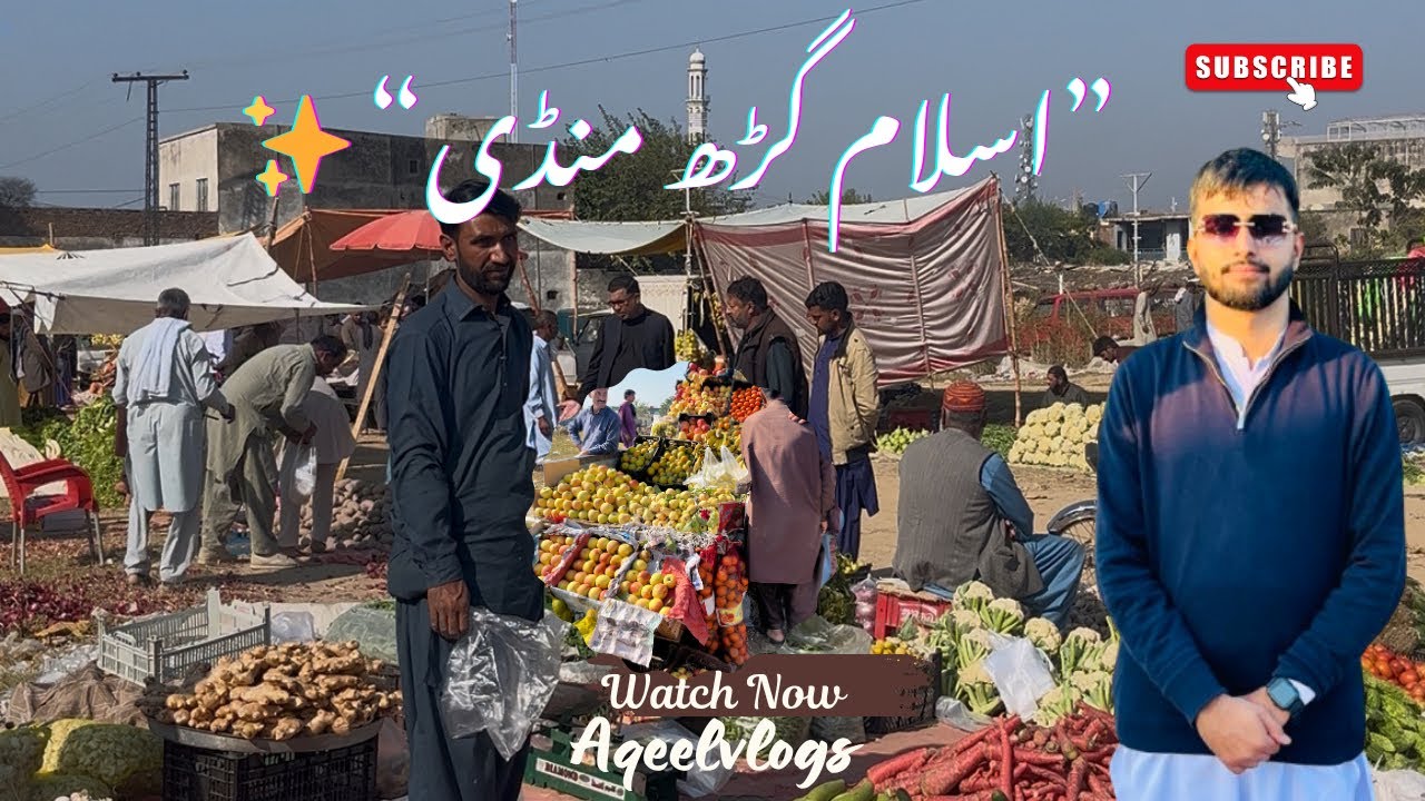 Islamgarh Mandi Full Tour – Fresh Fruit & Vegetable 🍏Rates||#aqeelshahid12 