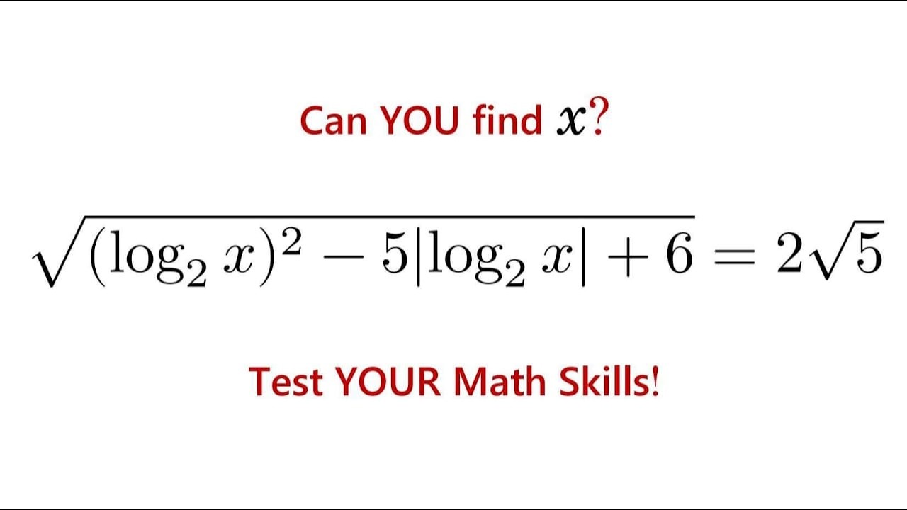 Most Students Get Stuck on This Logarithmic Equation. Can You Solve It?