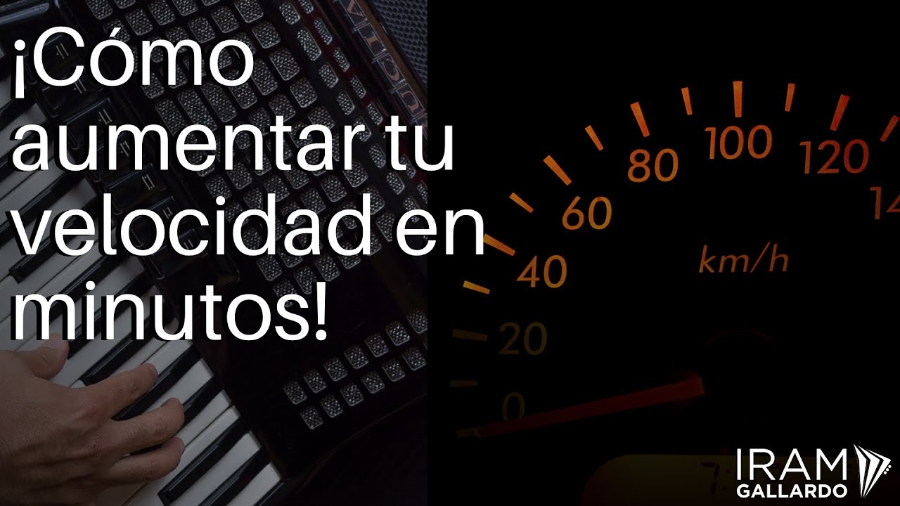 Cómo aumentar la velocidad en el acordeón en minutos