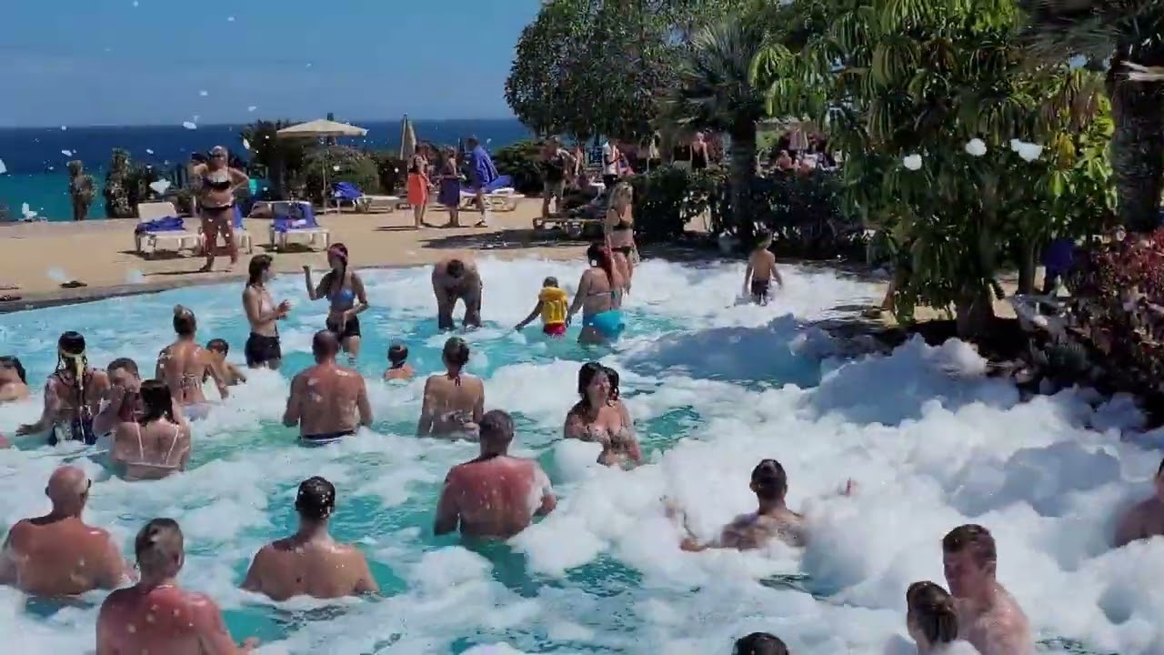 FUERTEVENTURA Teil 1, Urlaub,,Hotel R2 Pajara Beach-Schaumparty--,,,Auto Tour--Juni 24-