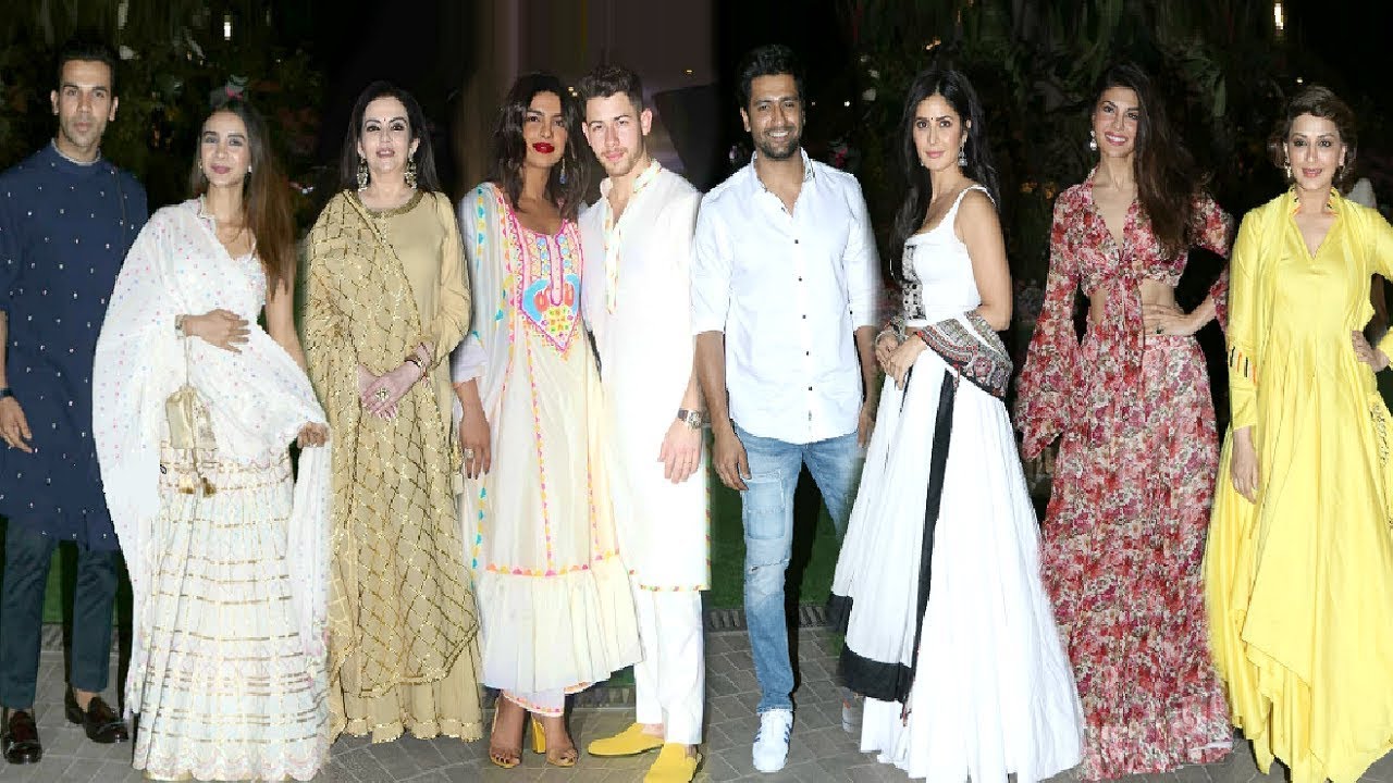 Ambani Family Grand Holi Party 2020 With Bollywood Celebs- Priyanka, Nick, Katrina,Vicky,Jacqueline