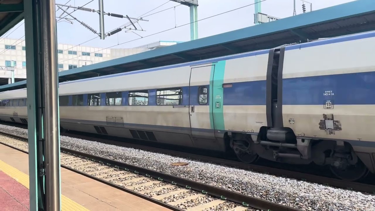 KTX 익산역 발차