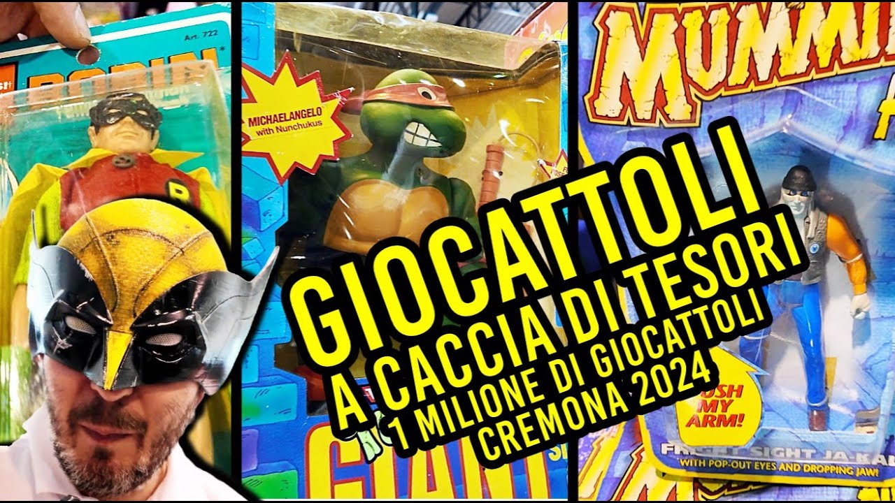Giocattoli Vintage Perduti Nel Tempo: La fiera 1 Milione di Giocattoli Cremona 2024 @TheToysFinder