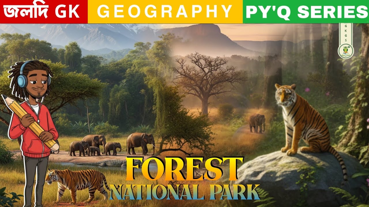 ECOLOGY | Forest and Naturals vegetation of India & National park | INDIAN geography | MCQ Question 