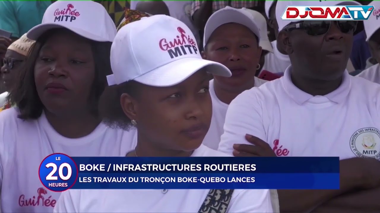 🔴 Boké: Lancement des travaux du tronçon Boké -Quebo!