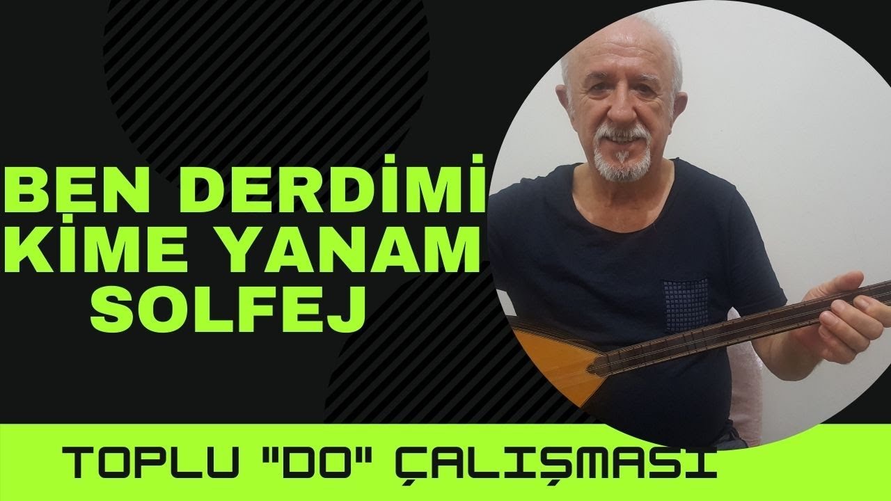 Bağlama Dersi 23 Alaaddin Yiğit ile ( Kısa Sap Ben Derdimi Kime Yanam Solfej )