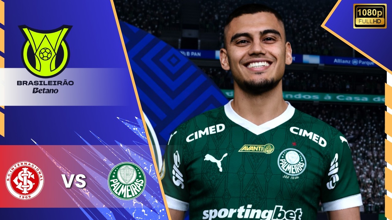 INTERNACIONAL X PALMEIRAS | BRASILEIRÃO 2026 | 3° RODADA | GOGOSZ PATCH 4K60FPS SIMULAÇÃO.