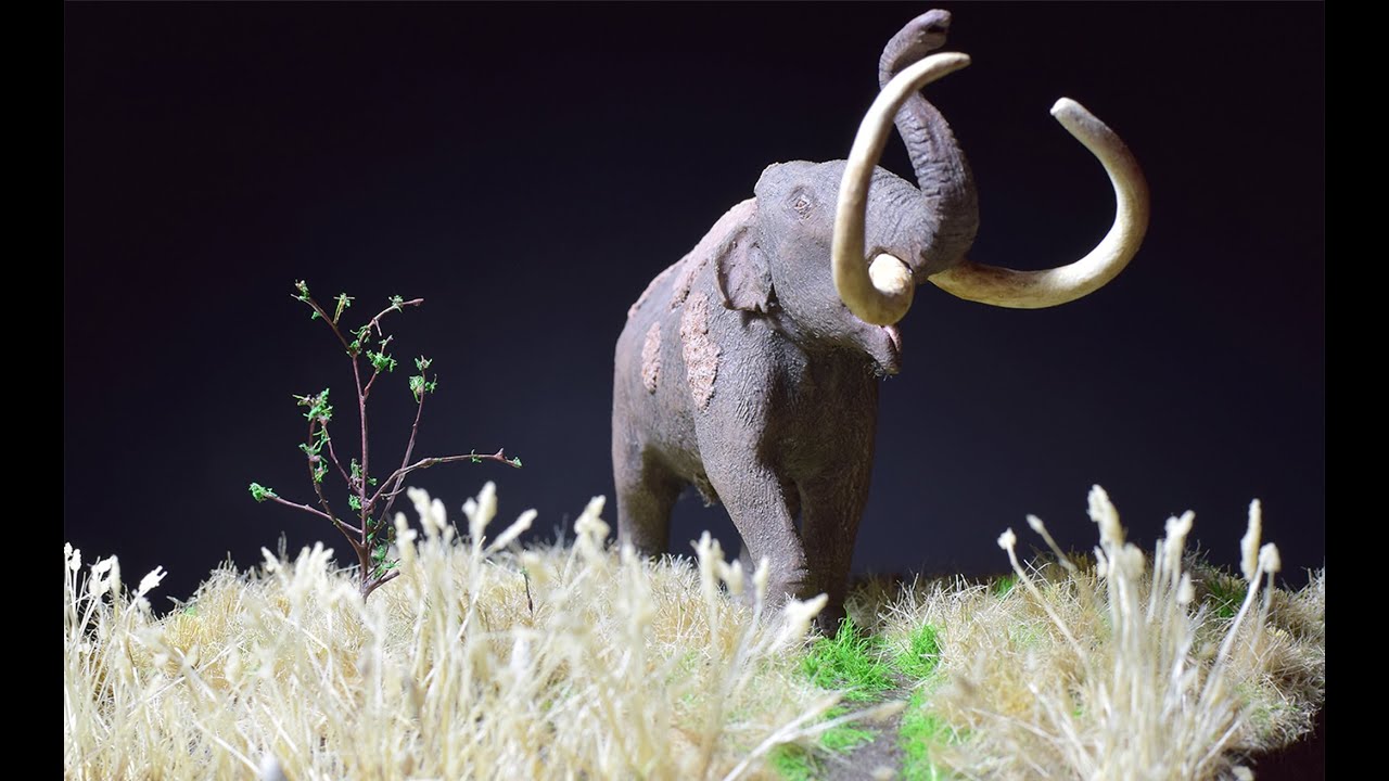 Steppe Mammoth Diorama