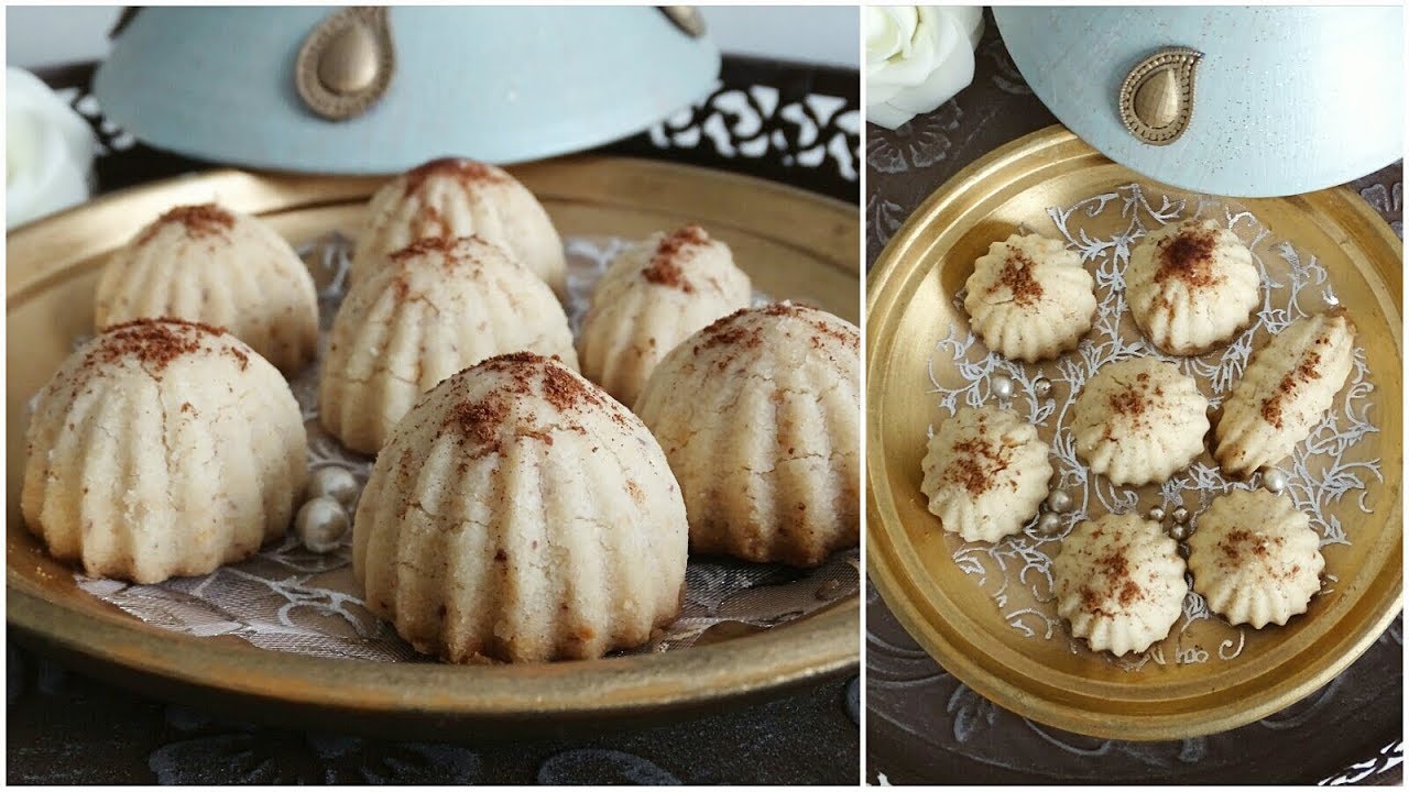 GHRIBIA - BISCUITS TR&Eacute;S FACILE ET RAPIDE POUR L' AID -  recette g&acirc;teau alg&eacute;rien fondant : montecaos