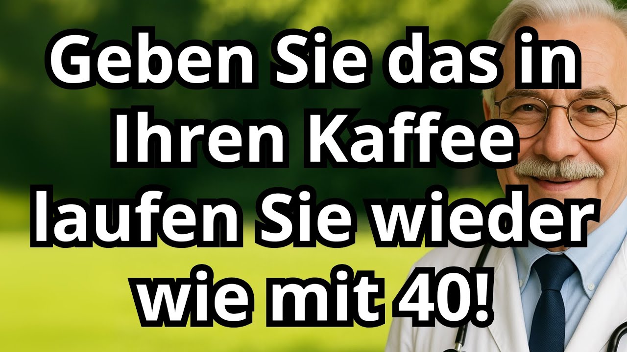Schockierend! Dieses Pulver im Kaffee bringt Senioren erstaunliche Gesundheitsvorteile