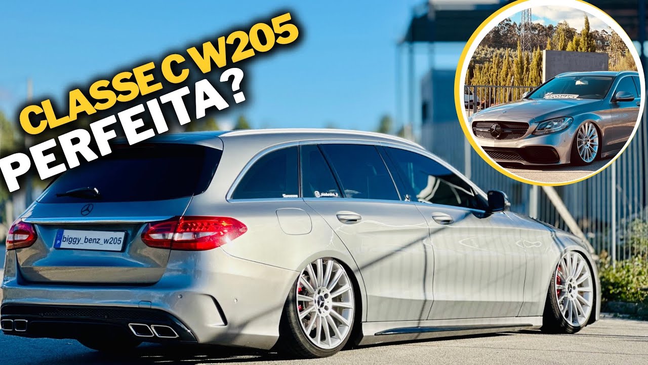Mercedes w205 Perfeita? Esta classe C tem muitos upgrades da propria MERCEDES + suspens&atilde;o a ar