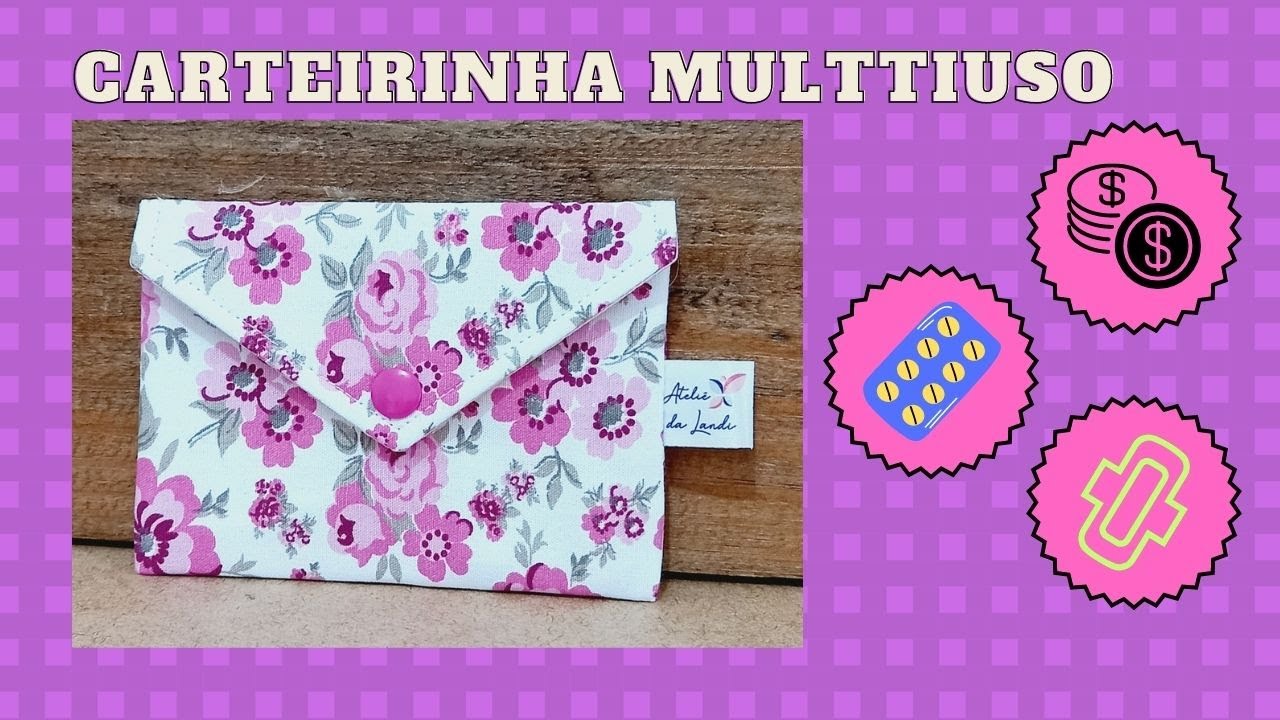 CARTEIRINHA MULTIUSO - passo a passo